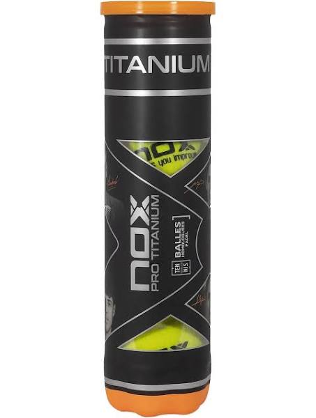 Pelota NOX pro titanium 4 pelotas